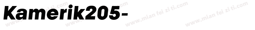 Kamerik205字体转换