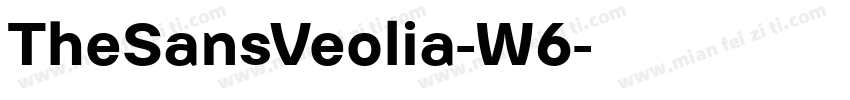 TheSansVeolia-W6字体转换
