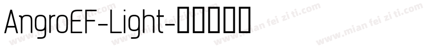 AngroEF-Light字体转换