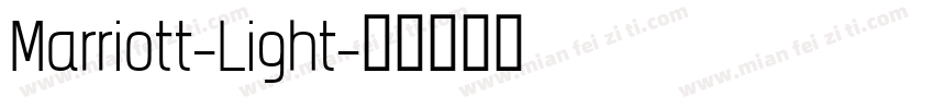 Marriott-Light字体转换