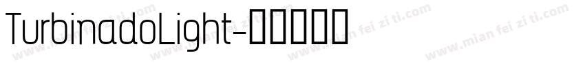TurbinadoLight字体转换