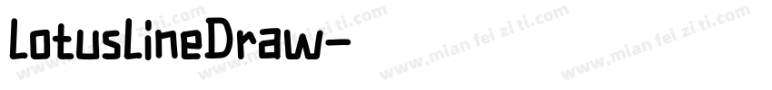LotusLineDraw字体转换
