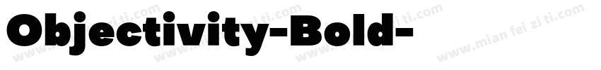 Objectivity-Bold字体转换