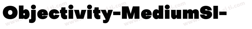 Objectivity-MediumSl字体转换