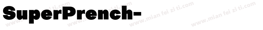 SuperPrench字体转换
