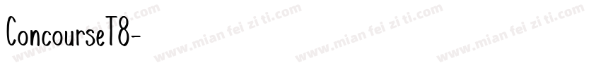 ConcourseT8字体转换