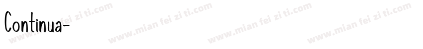 Continua字体转换