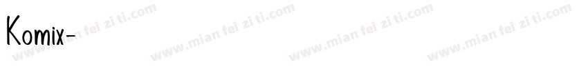 Komix字体转换