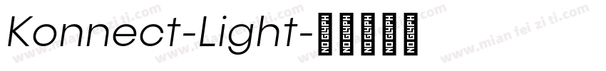 Konnect-Light字体转换