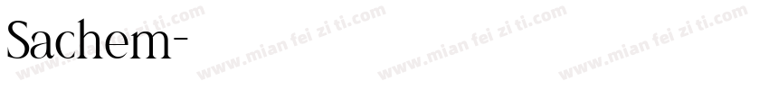 Sachem字体转换