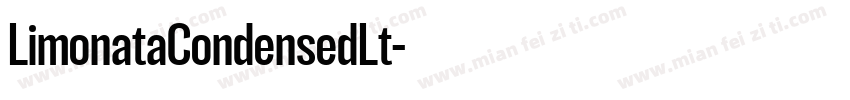 LimonataCondensedLt字体转换