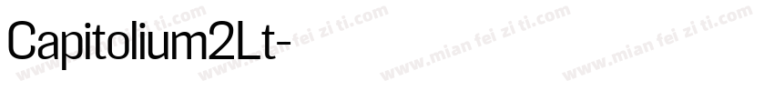 Capitolium2Lt字体转换