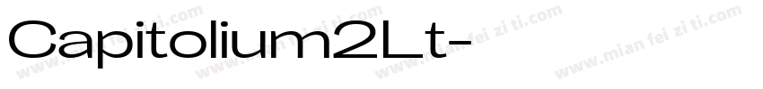 Capitolium2Lt字体转换