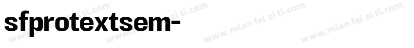 sfprotextsem字体转换