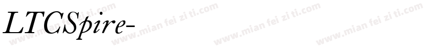 LTCSpire字体转换