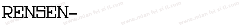 rensen字体转换
