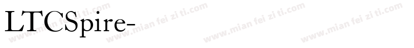 LTCSpire字体转换