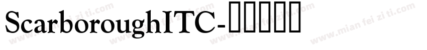 ScarboroughITC字体转换