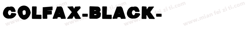 COLFAX-BLACK字体转换