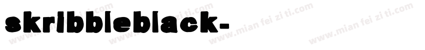 skribbleblack字体转换