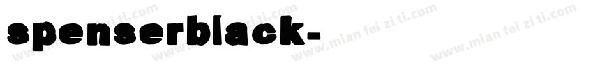 spenserblack字体转换