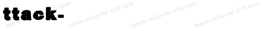 ttack字体转换
