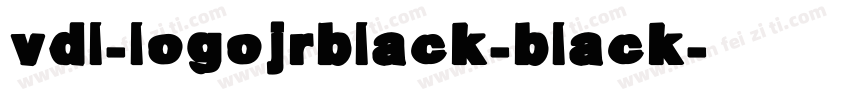 vdl-logojrblack-black字体转换