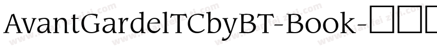 AvantGardelTCbyBT-Book字体转换