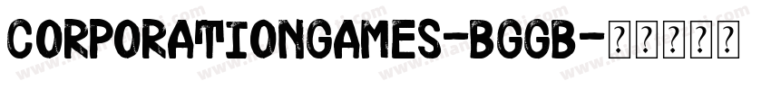CorporationGames-BgGB字体转换