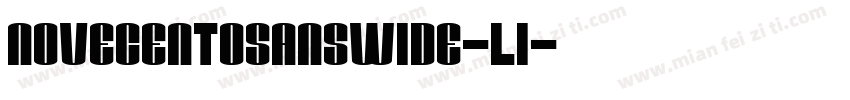 Novecentosanswide-Li字体转换