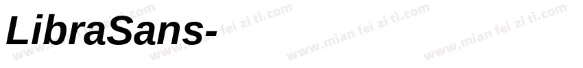 LibraSans字体转换