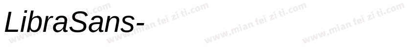 LibraSans字体转换