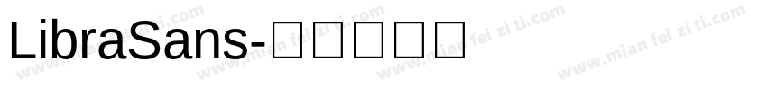 LibraSans字体转换