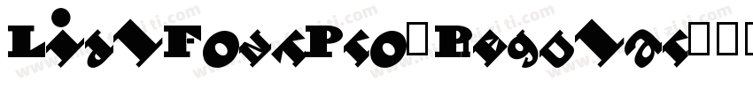 LidlFontPro-Regular字体转换