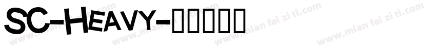 SC-Heavy字体转换