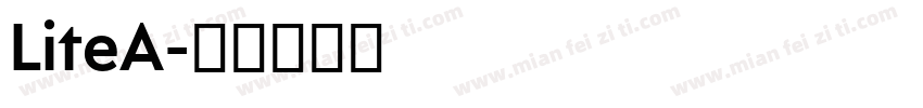 LiteA字体转换