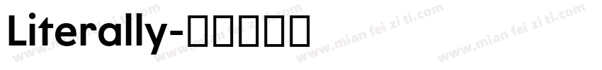 Literally字体转换