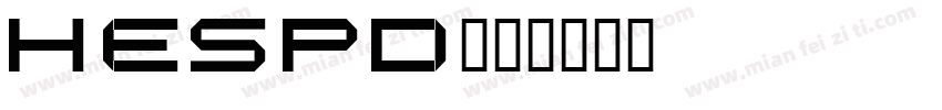 HESPD字体转换