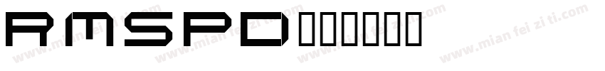 RMSPD字体转换