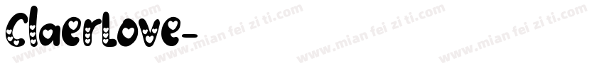 ClaerLove字体转换