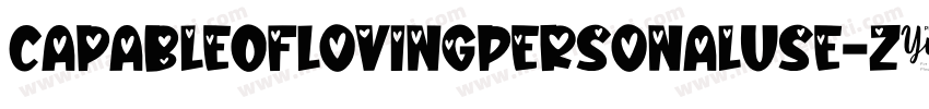 CapableOfLovingPersonalUse-z4w4字体转换