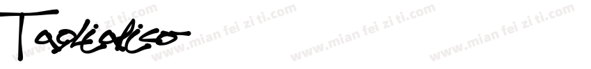 Tagliafico字体转换