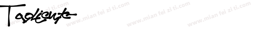 Tagliente字体转换