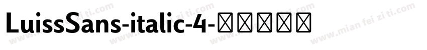 LuissSans-italic-4字体转换