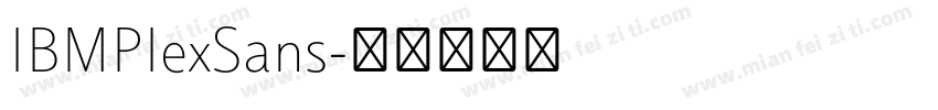 IBMPIexSans字体转换
