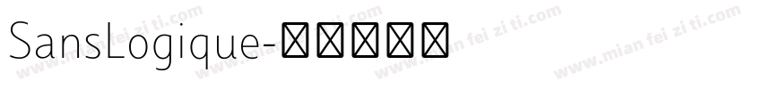 SansLogique字体转换