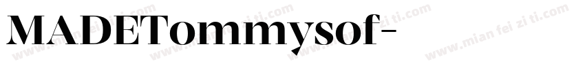 MADETommysof字体转换