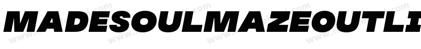 MADESoulmazeOutline-字体转换