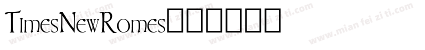TimesNewRomes字体转换