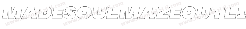 MADESoulmazeOutline-字体转换